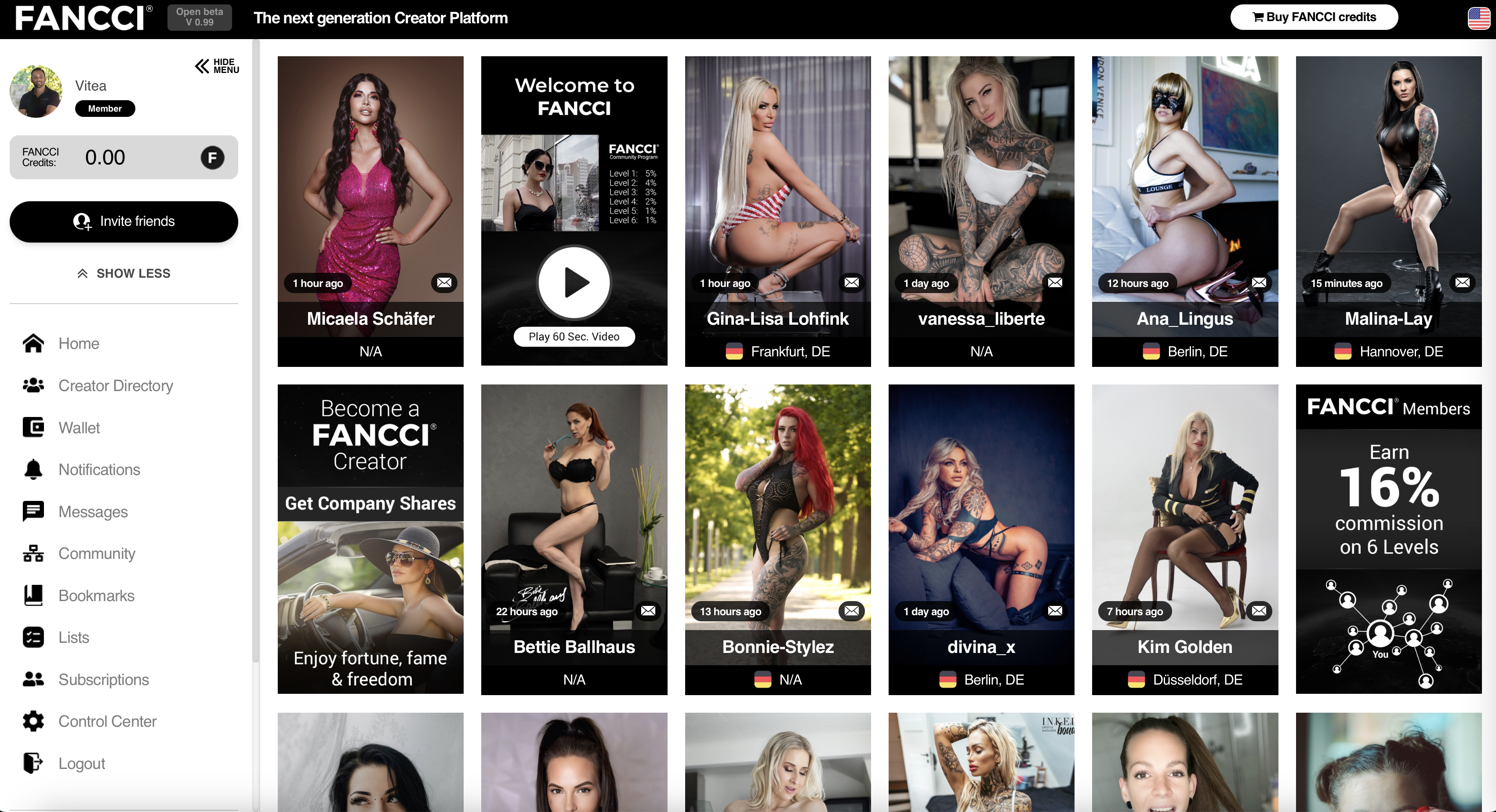 Fancci Creator Platform Fancci Creator Platform